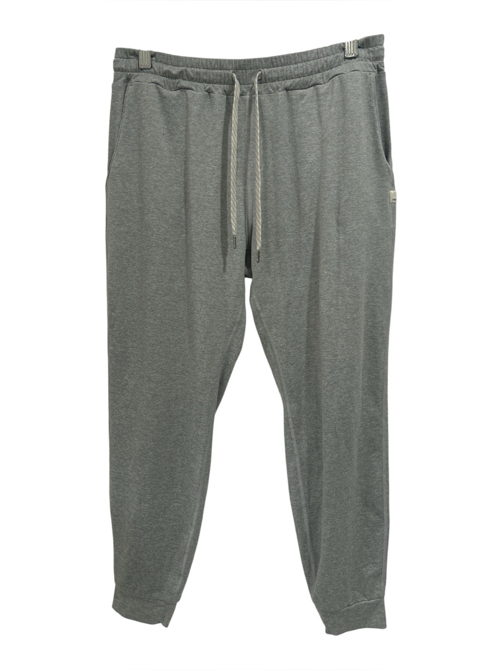 Vuori Performance Joggers in Pale Gray Heather - Size Medium